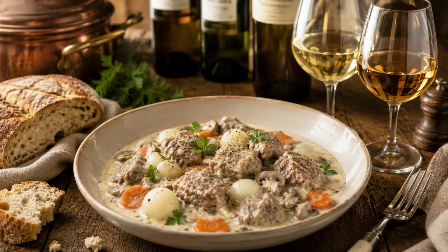 Accords Mets-Vins : quel vin choisir avec la blanquette aux joues de porc ?