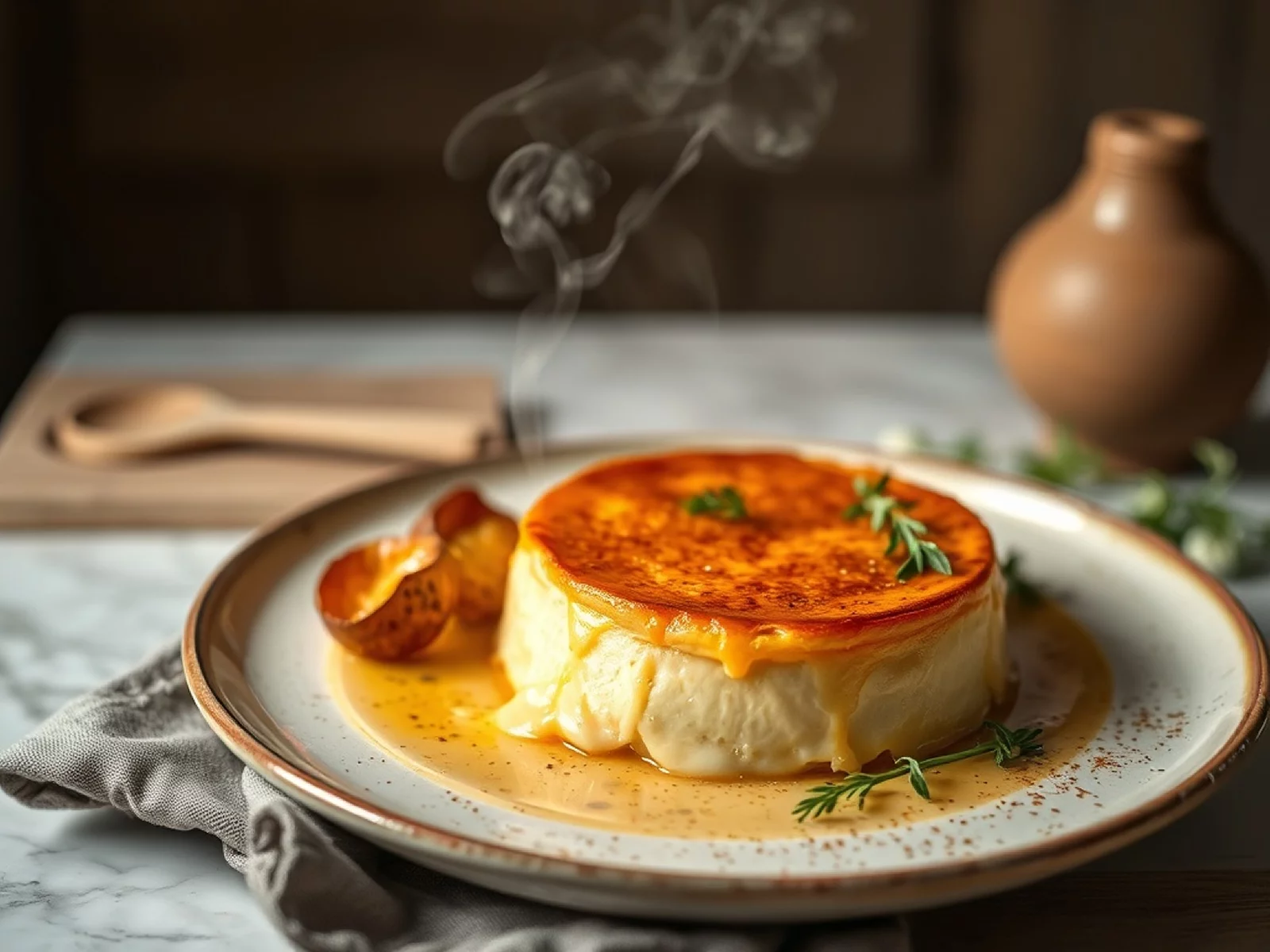 Flan sans pâte ultra onctueux : plus crémeux qu'en boulangerie