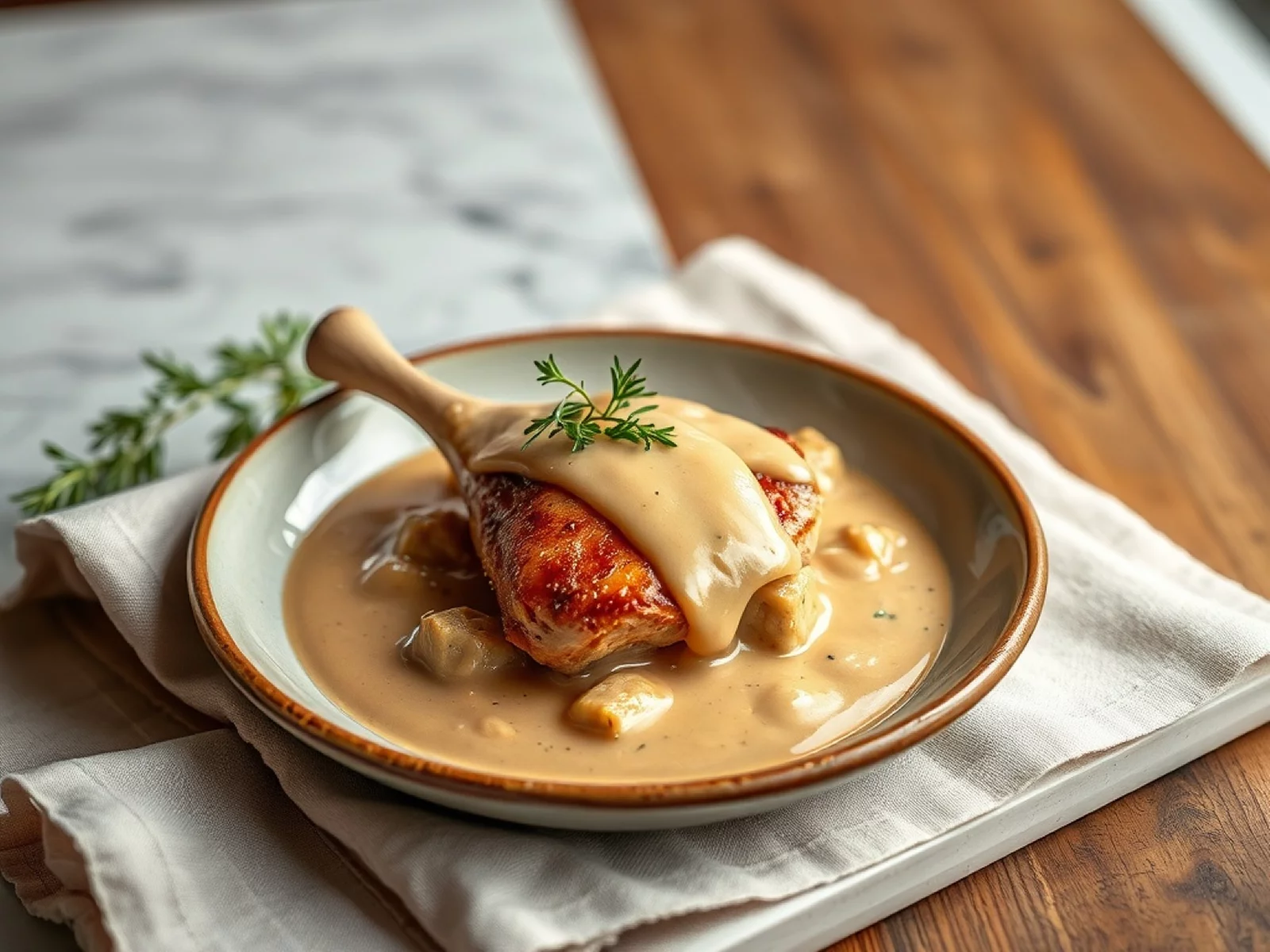 Poulet Cookeo en sauce crémeuse : le dîner du lundi que mes enfants réclament