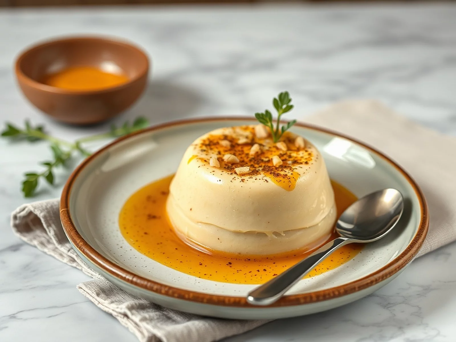 Recette de m&rsquo;halbi pour le Ramadan : le dessert lacté et parfumé à la fleur d&rsquo;oranger