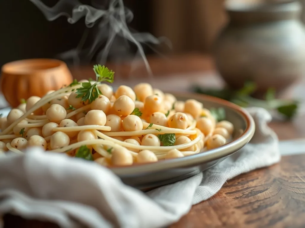 Salade de pois chiches à la marocaine prête en 10 minutes
