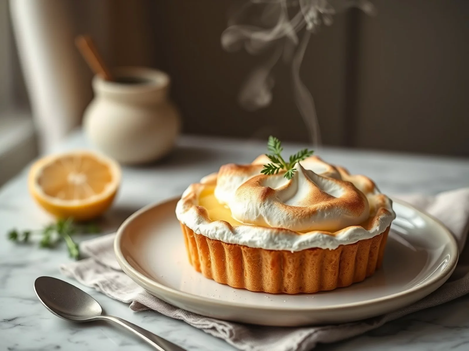 Tarte au citron meringuée allégée : aussi bonne que celle du pâtissier