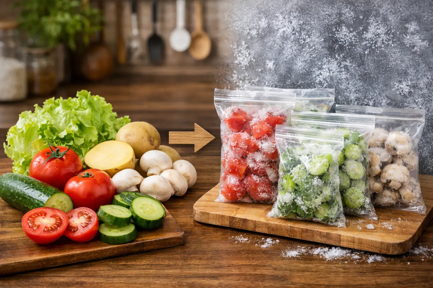 5 légumes à ne JAMAIS congeler