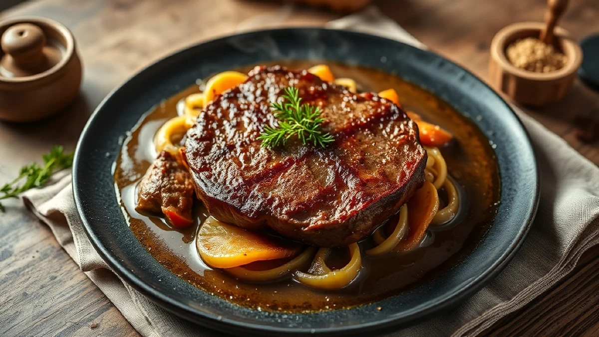 Basse côte de bœuf mijotée : la cuisson longue qui attendrit tout