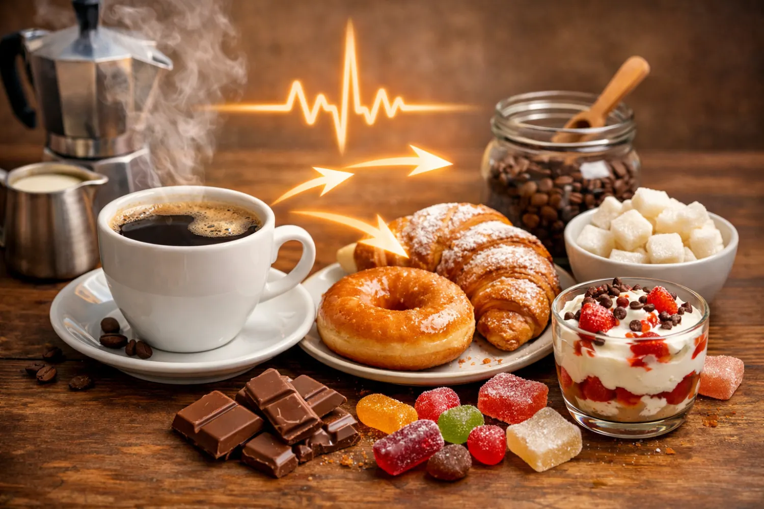 Une étude de l'INSERM le montre : votre café du matin déclenche vos envies de sucre