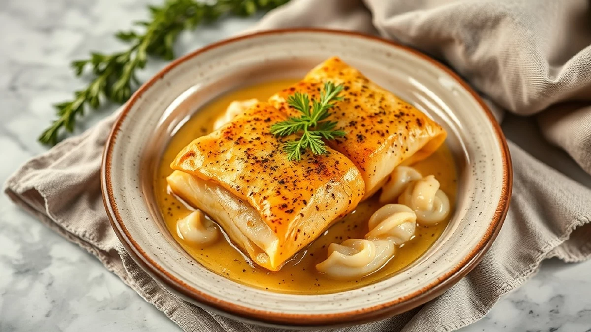 Daurade royale en papillote aux herbes méditerranéennes : le poisson du carême