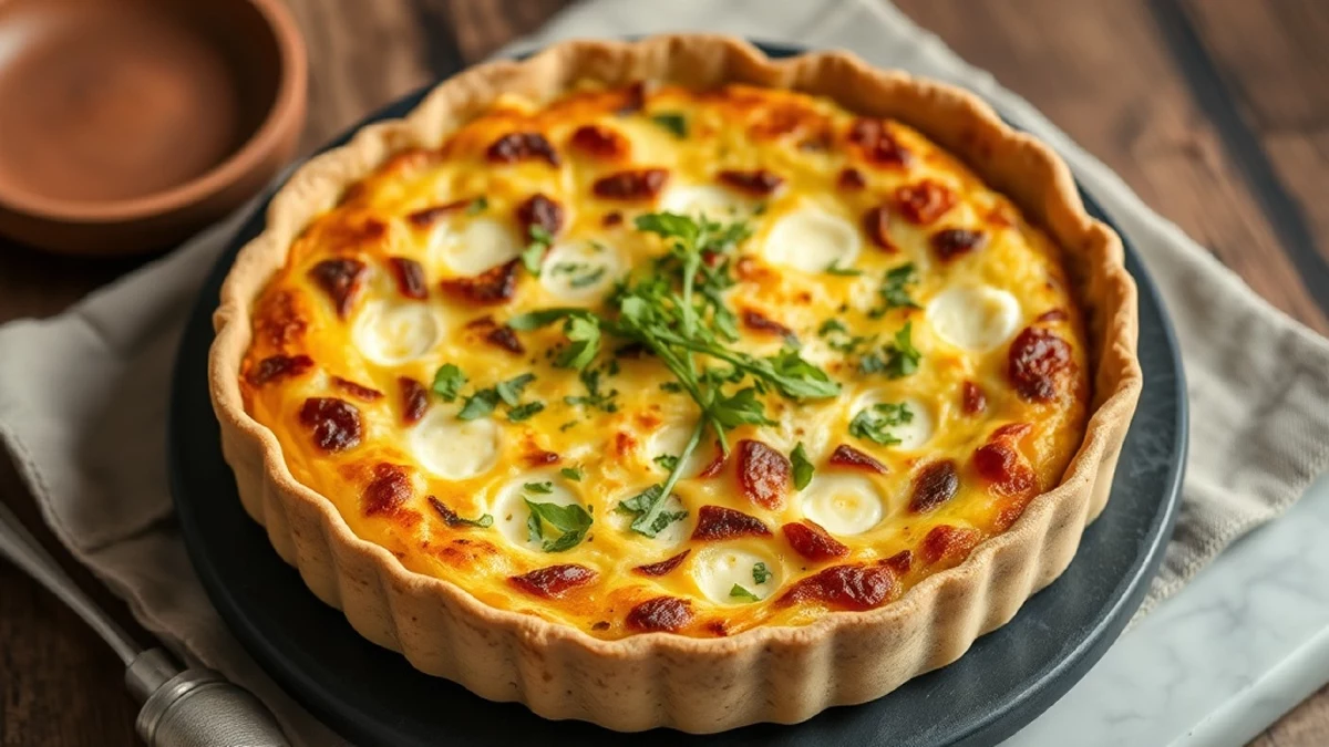 Quiche épinards chèvre : la recette que je fais les soirs où le frigo est à moitié vide