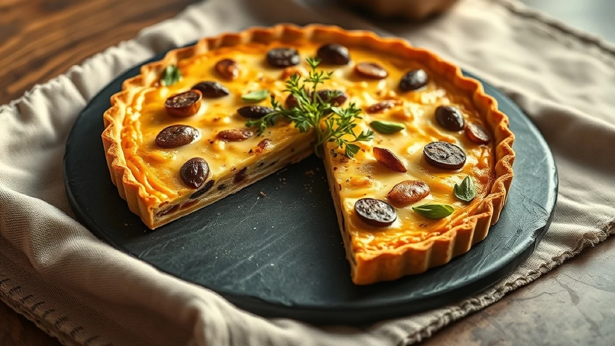 Tarte fine aux légumes de printemps et fromage frais