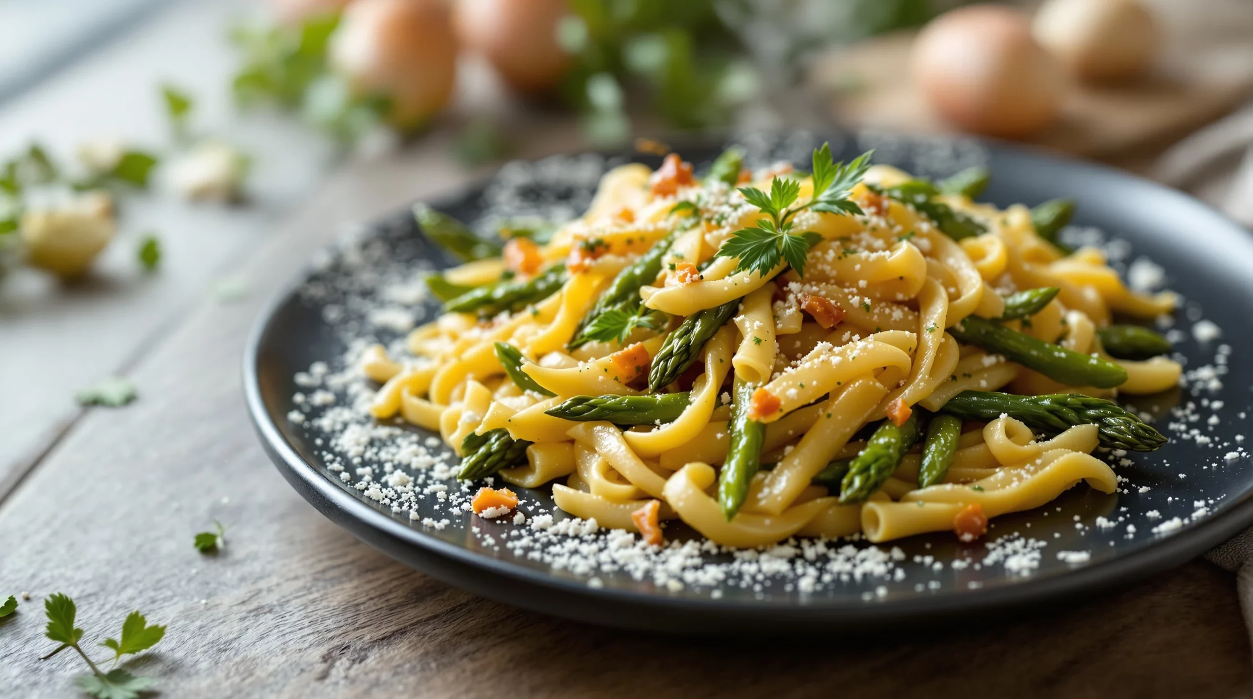 Asperges vertes : ma recette printanière au parmesan croustillant