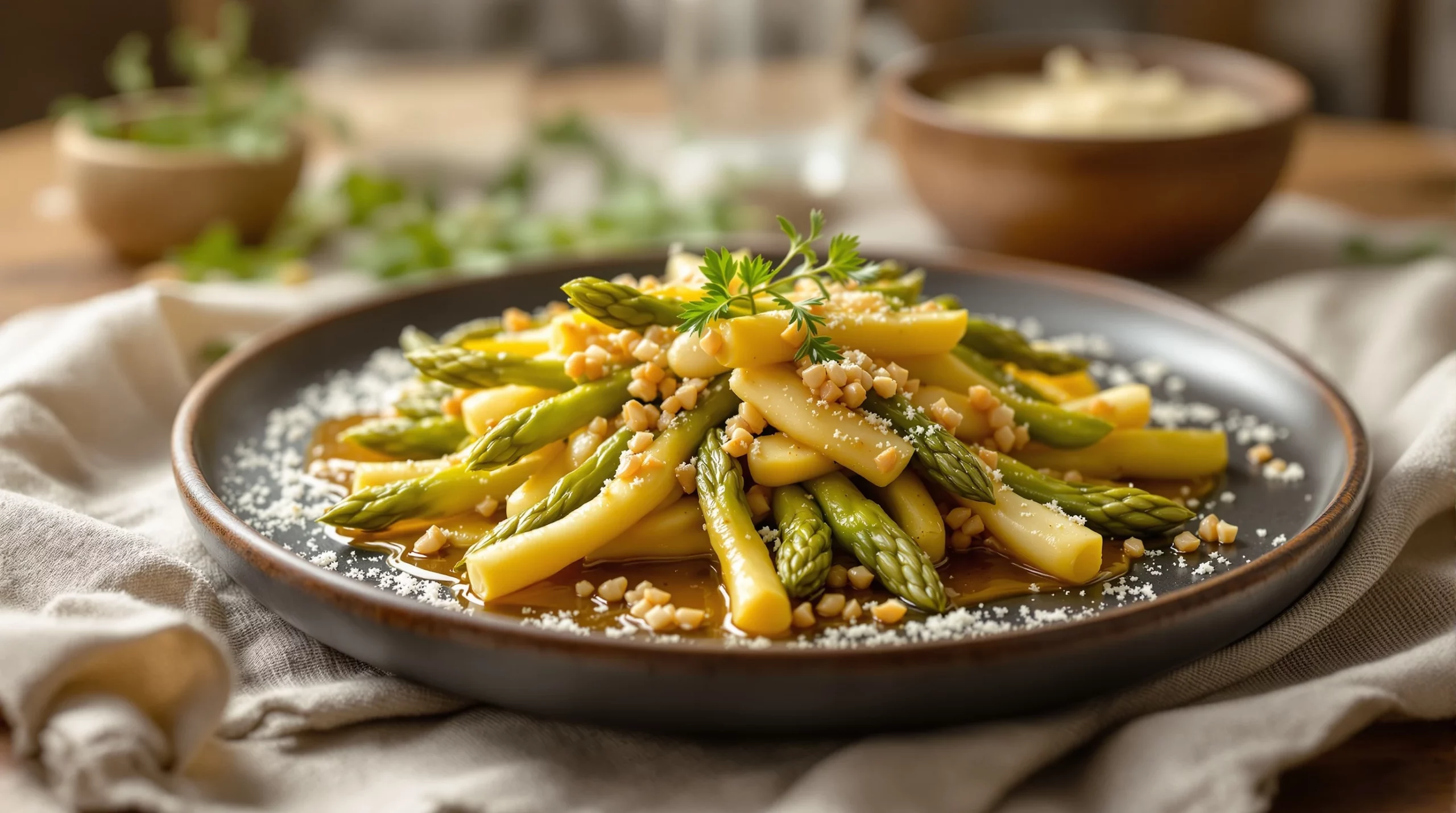 Asperges vertes printanières : ma façon simple de les sublimer