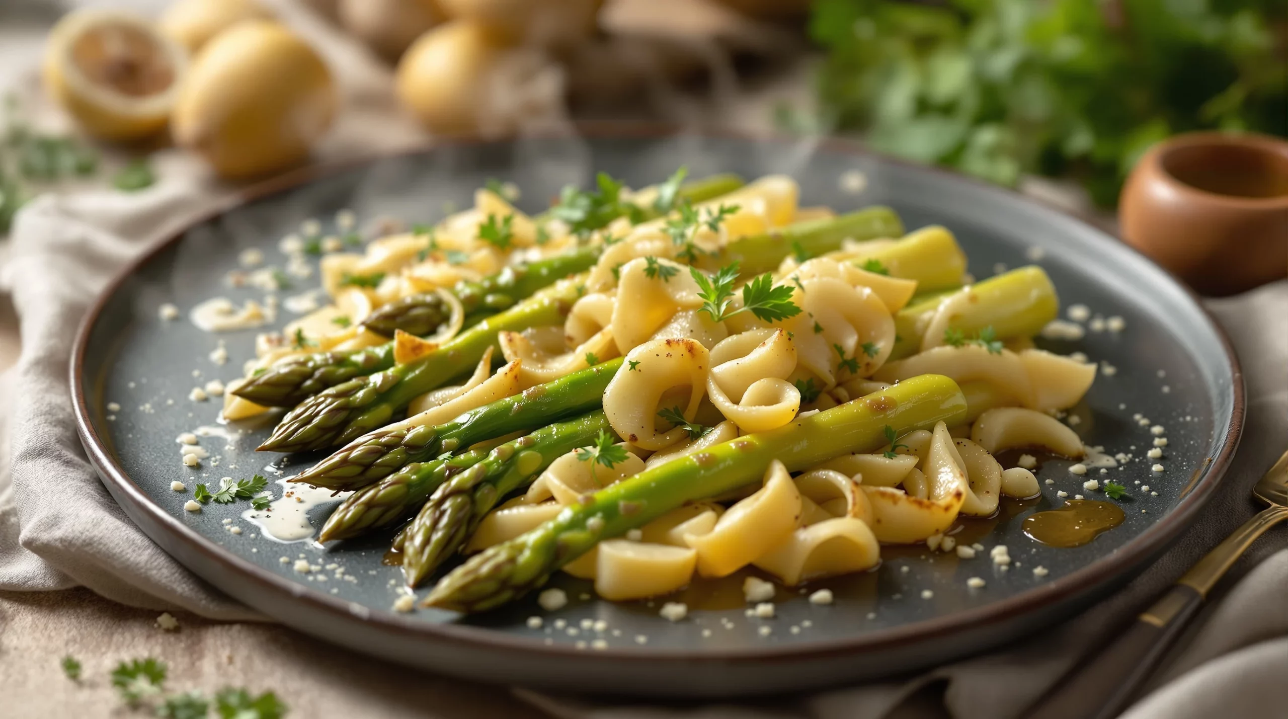 Asperges vertes printanières : ma recette facile au parmesan
