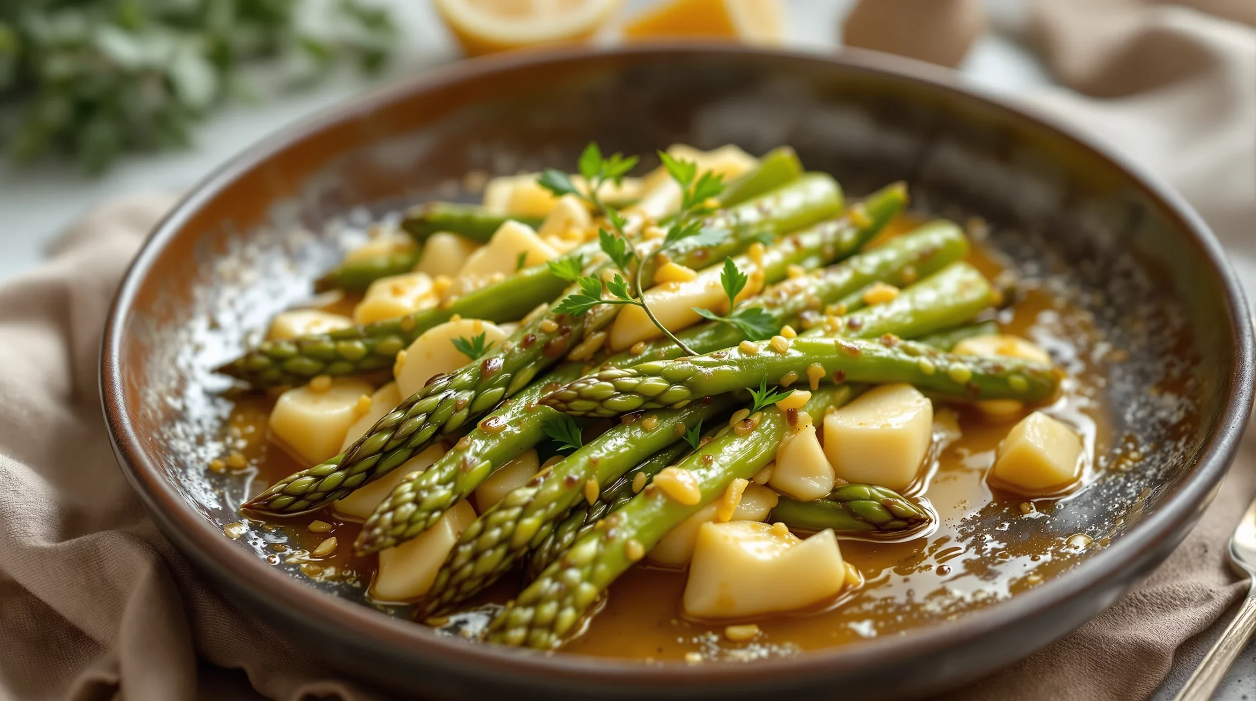 Asperges vertes printanières : ma recette facile au parmesan