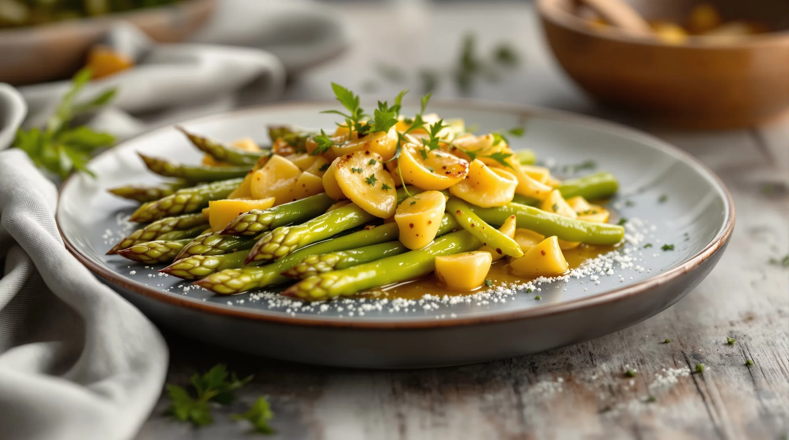 Asperges vertes printanières : ma recette simplissime au parmesan