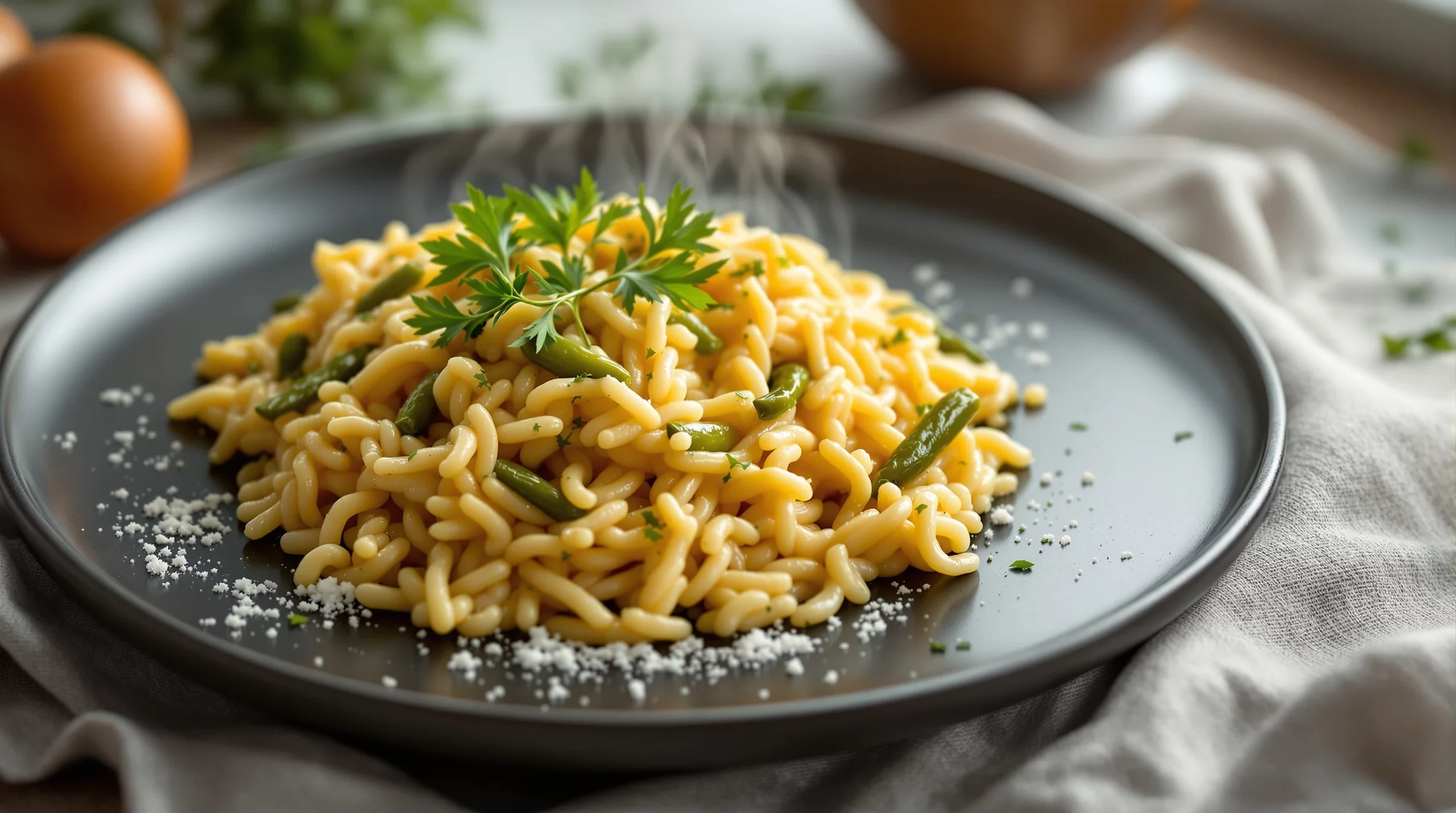 Asperges vertes printanières : mon risotto crémeux et citronné