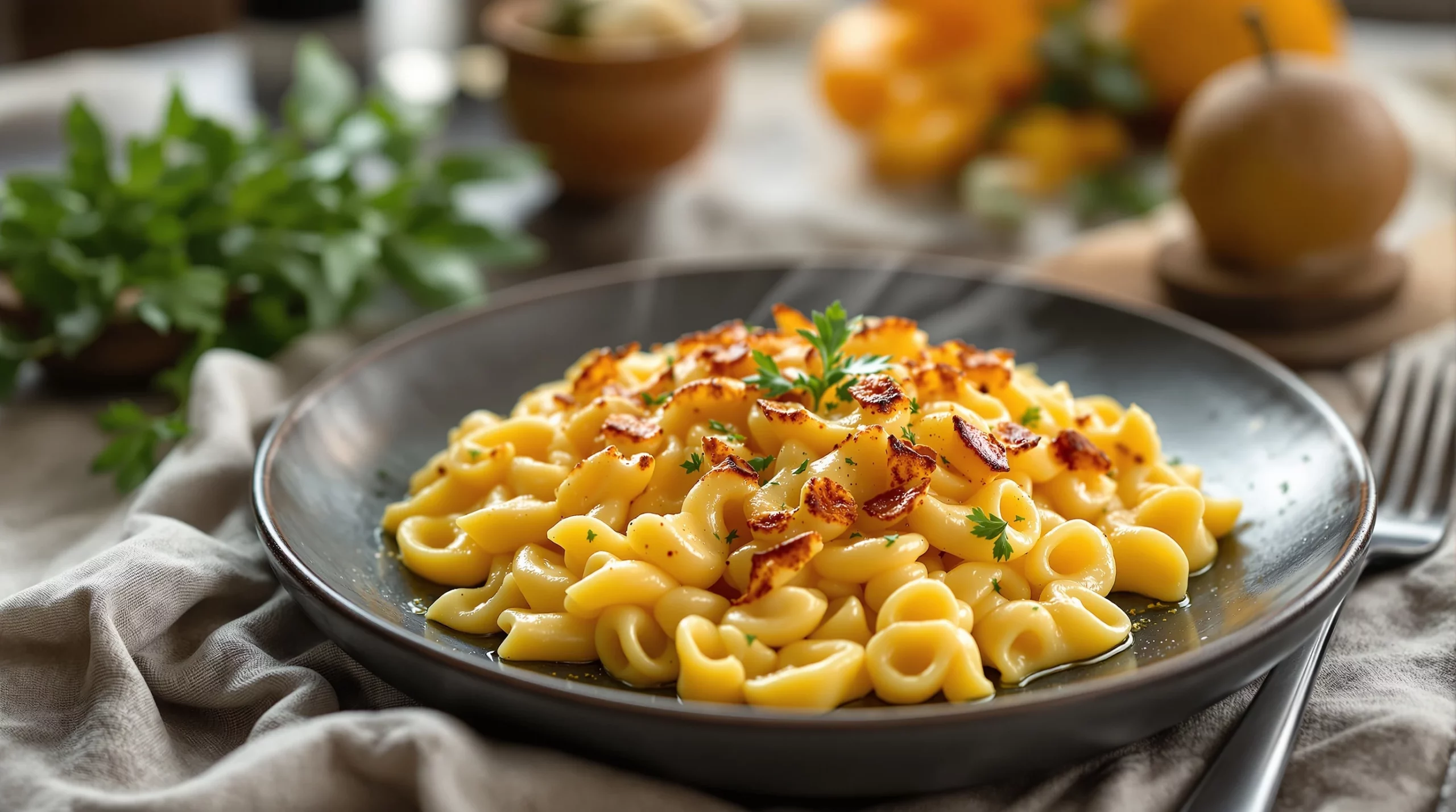 Gratin de macaroni au fromage : la béchamel et le bon fromage