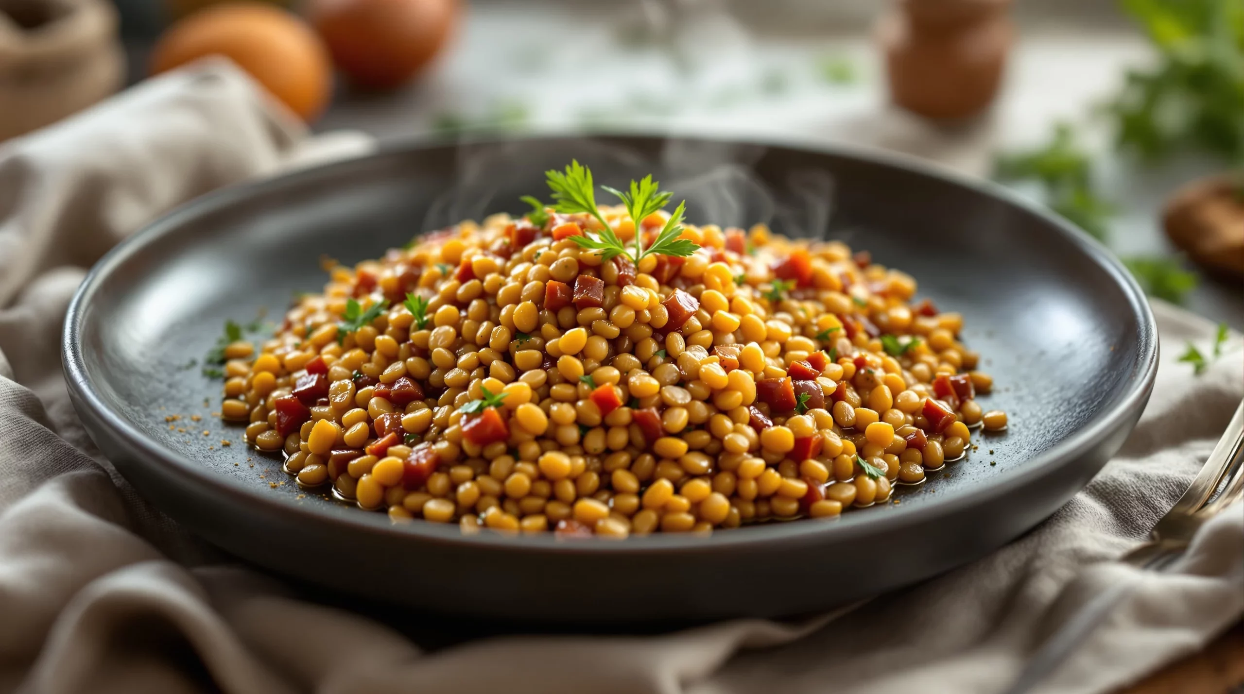 Lentilles au lard comme ma grand-mère : simple et vraiment nourrissant