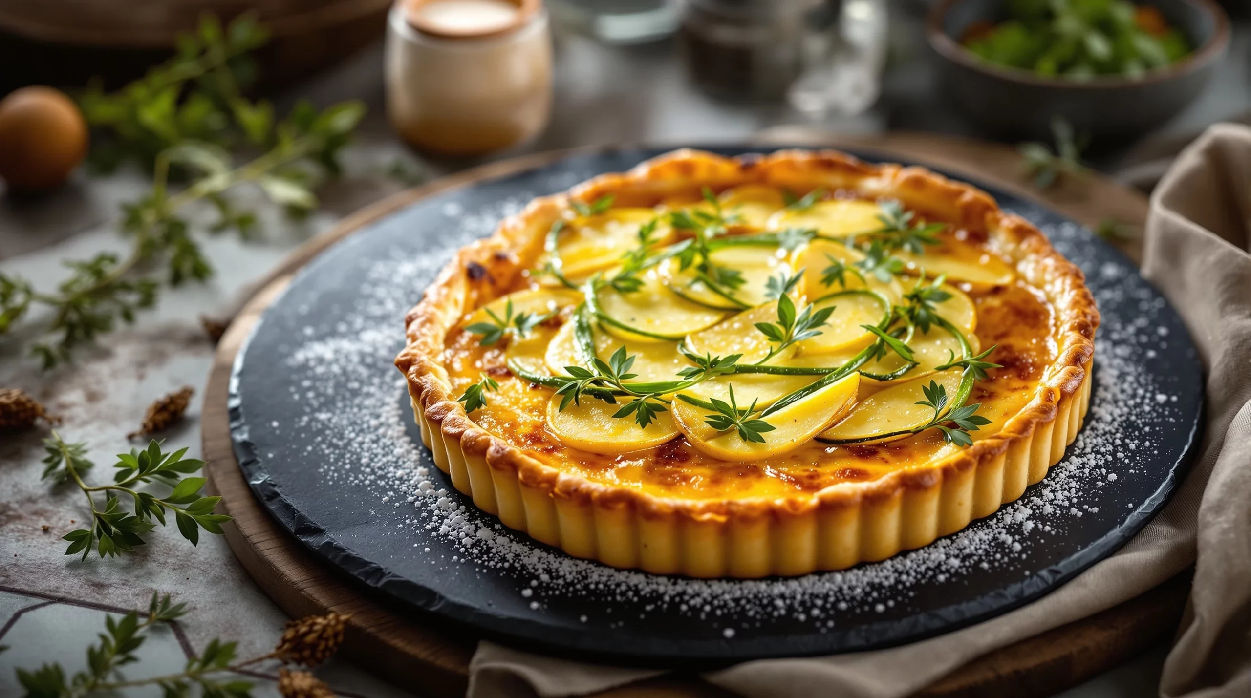 Tarte fine aux asperges vertes et chèvre frais : la recette printanière simple et élégante