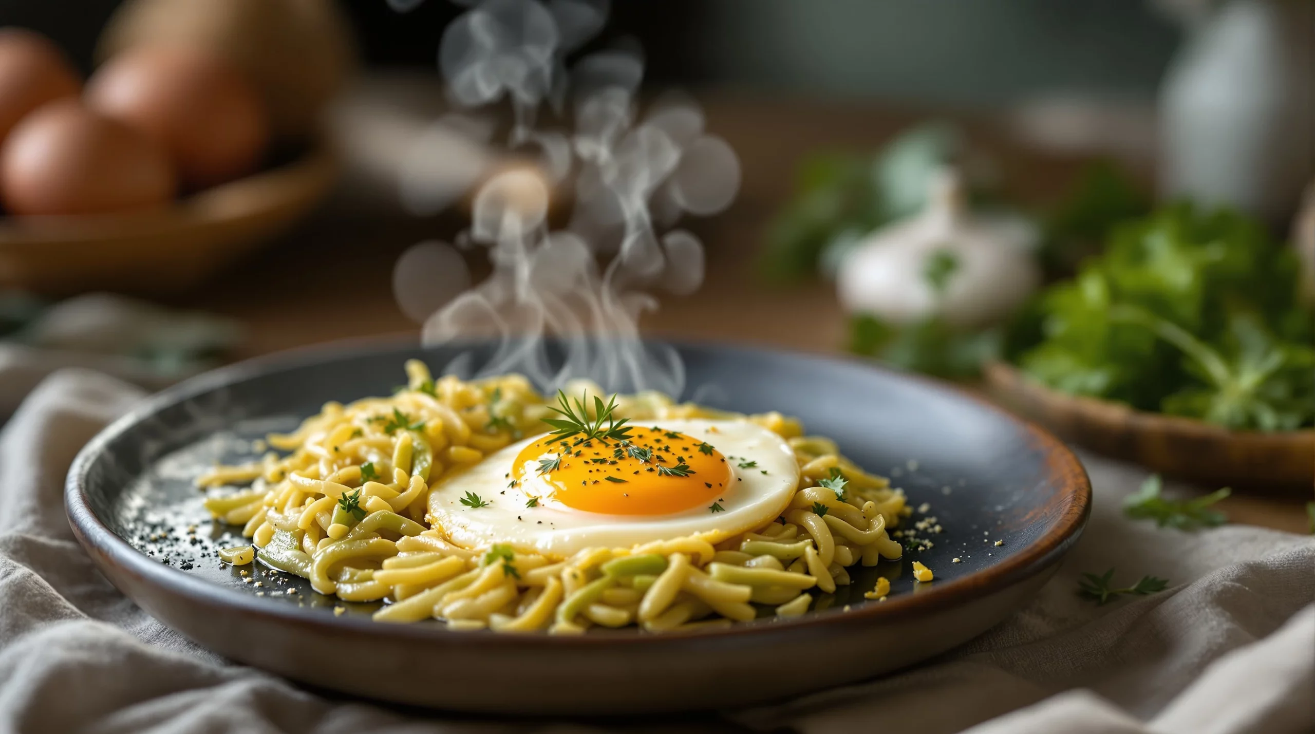 Asperges vertes et oeuf mollet : ma salade printanière facile