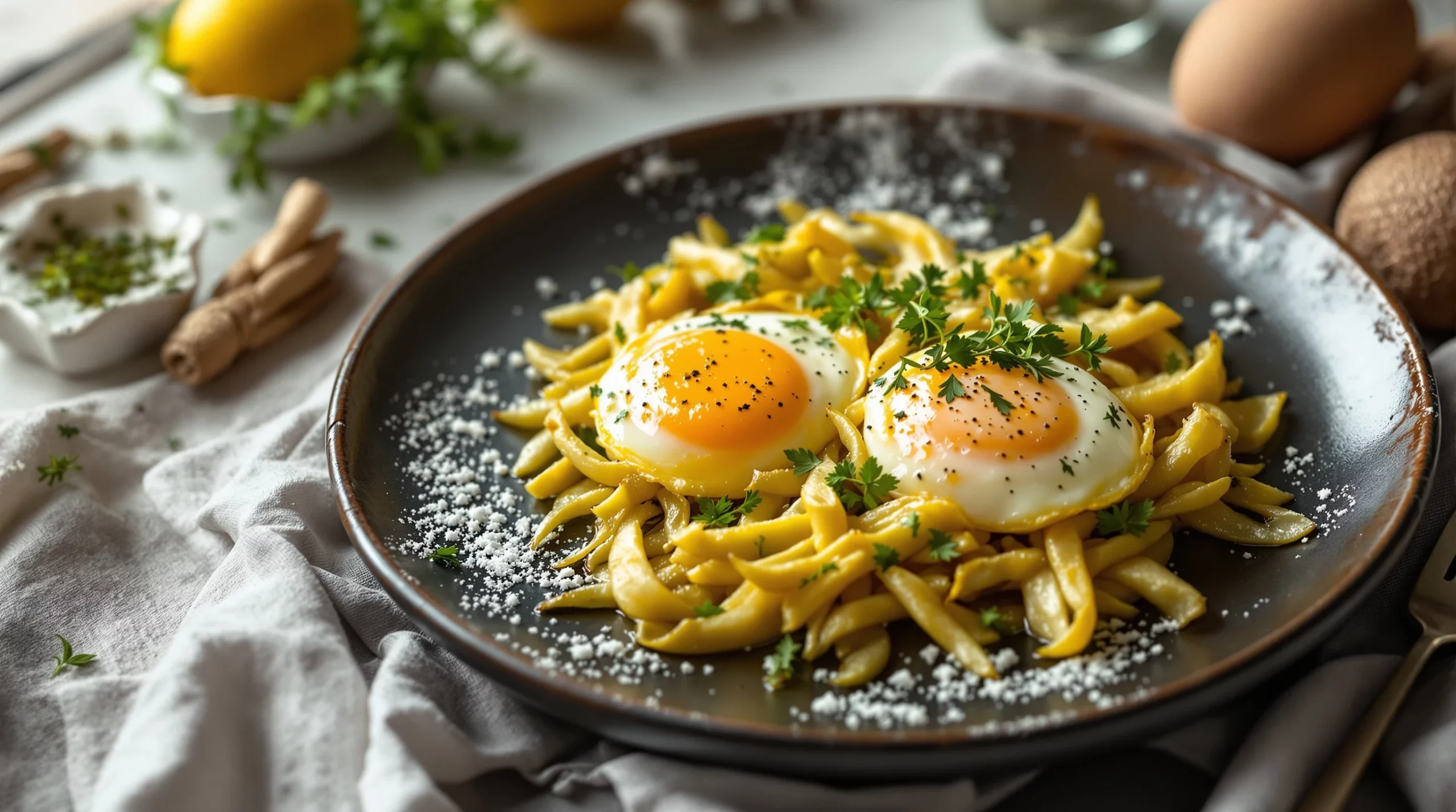 Asperges vertes et oeufs mimosa : ma salade printanière