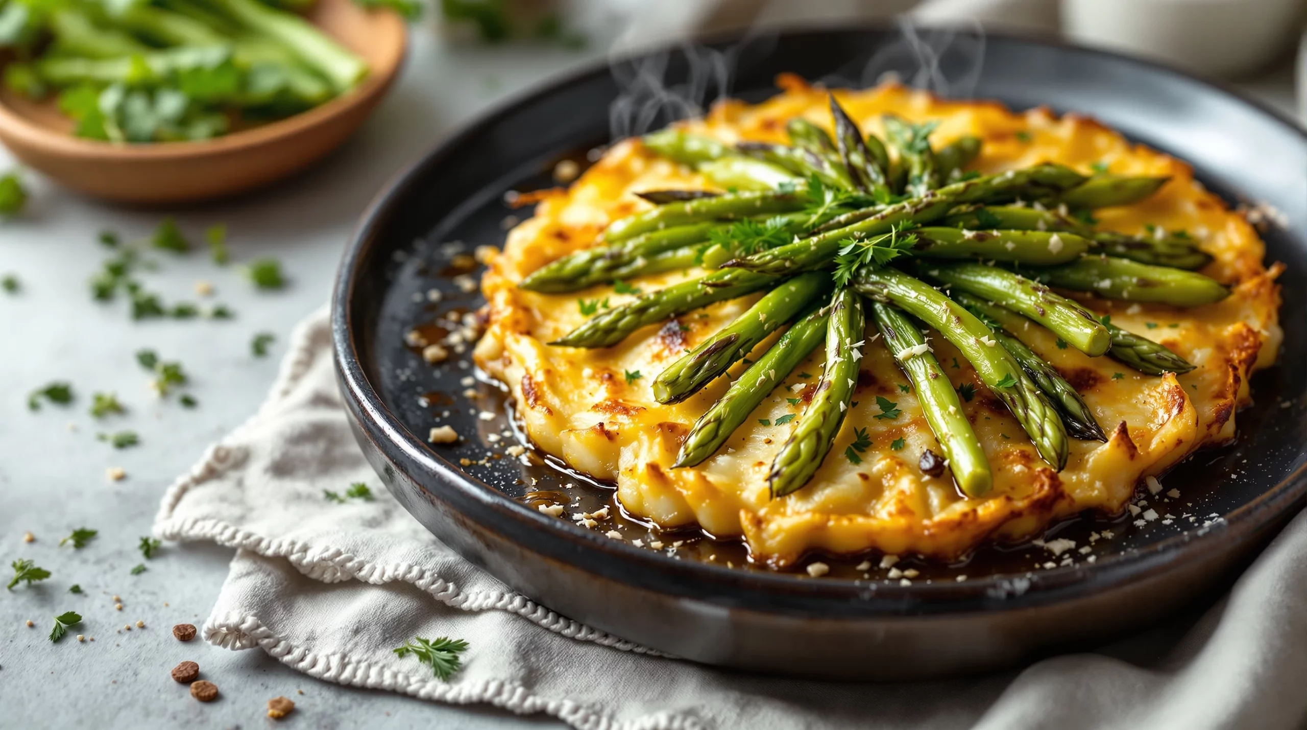 Asperges vertes : mon gratin printanier facile et savoureux