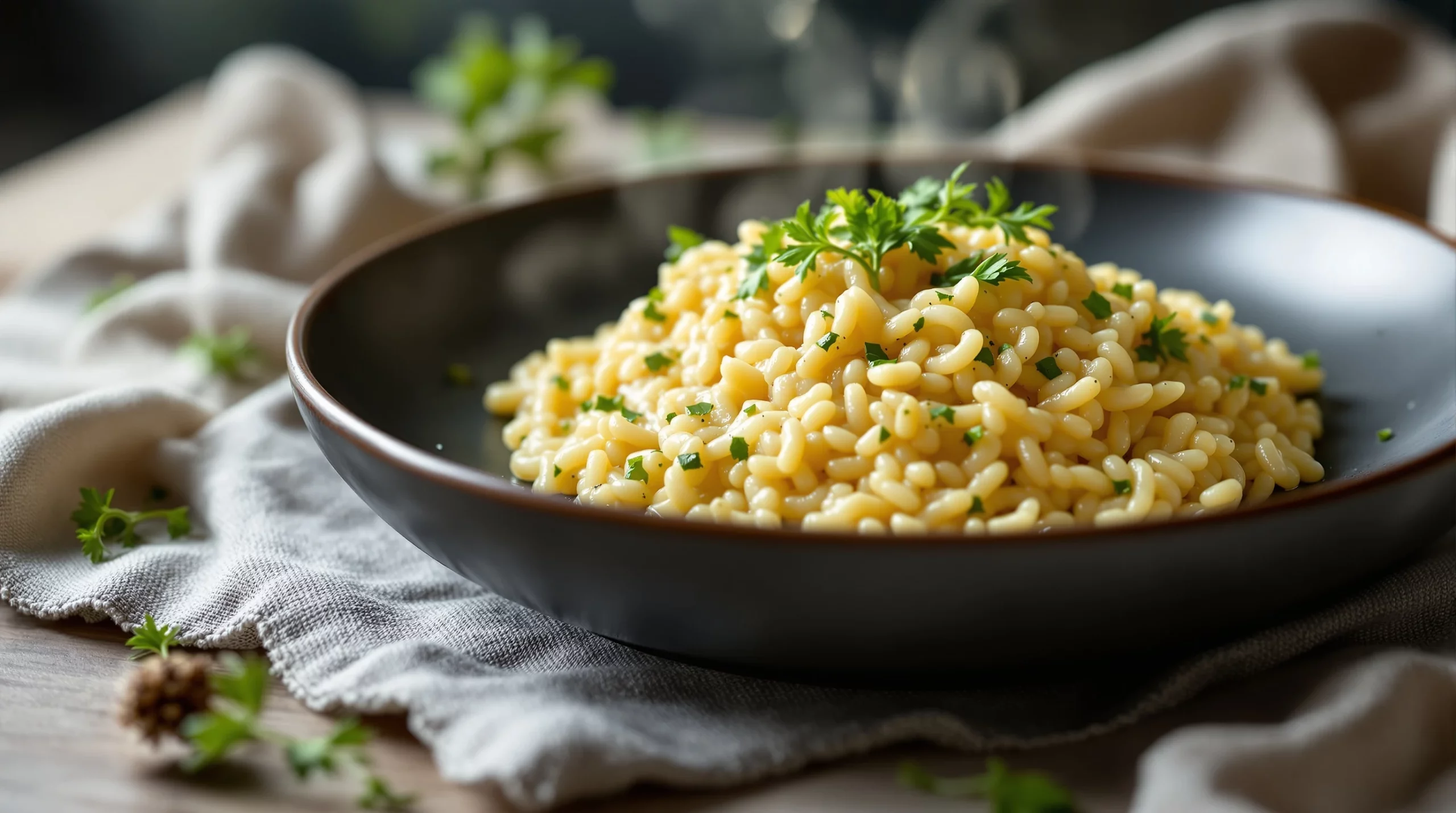 Asperges vertes : mon risotto crémeux au parmesan (et citron)