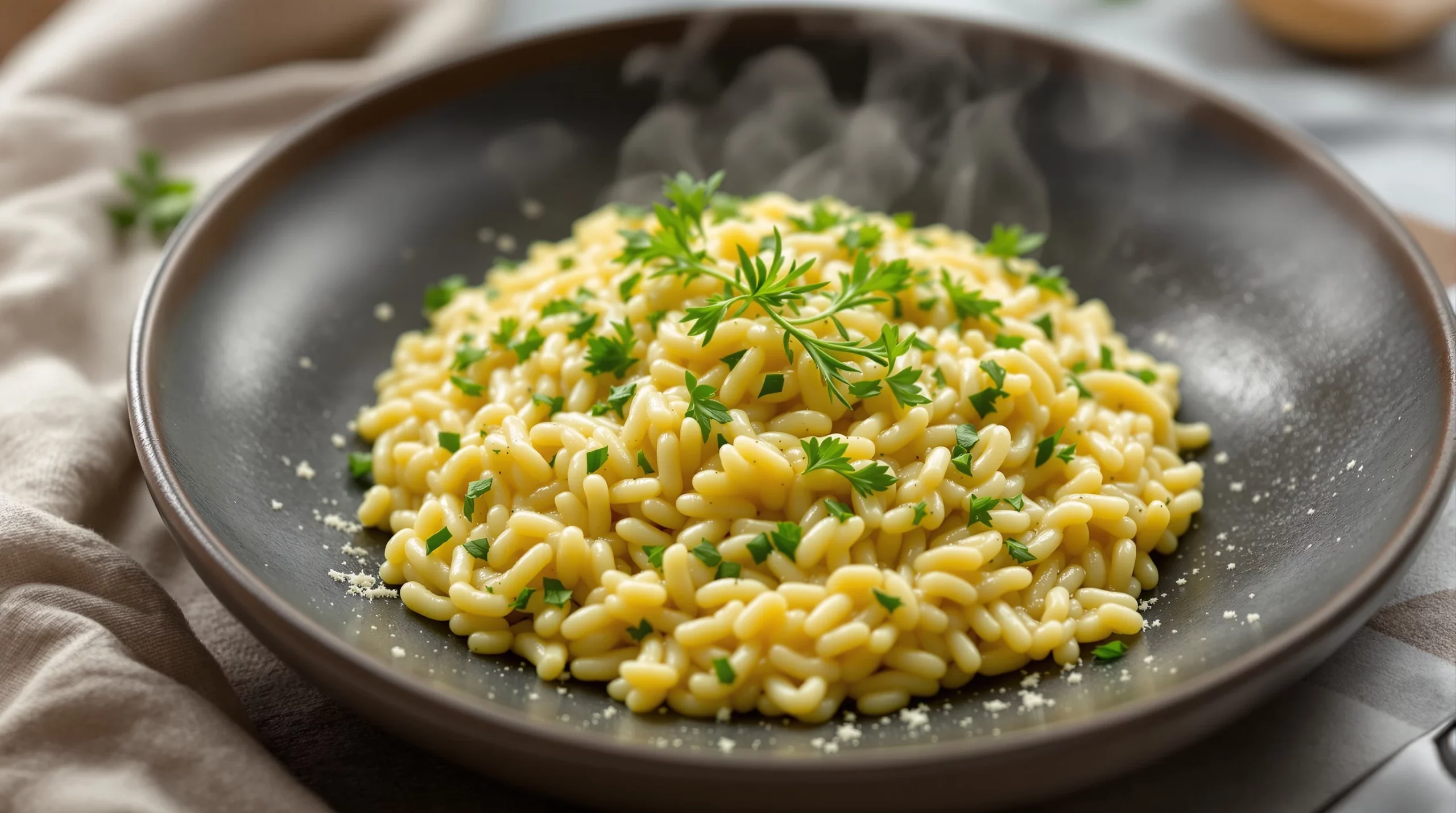 Asperges vertes : mon risotto crémeux au parmesan