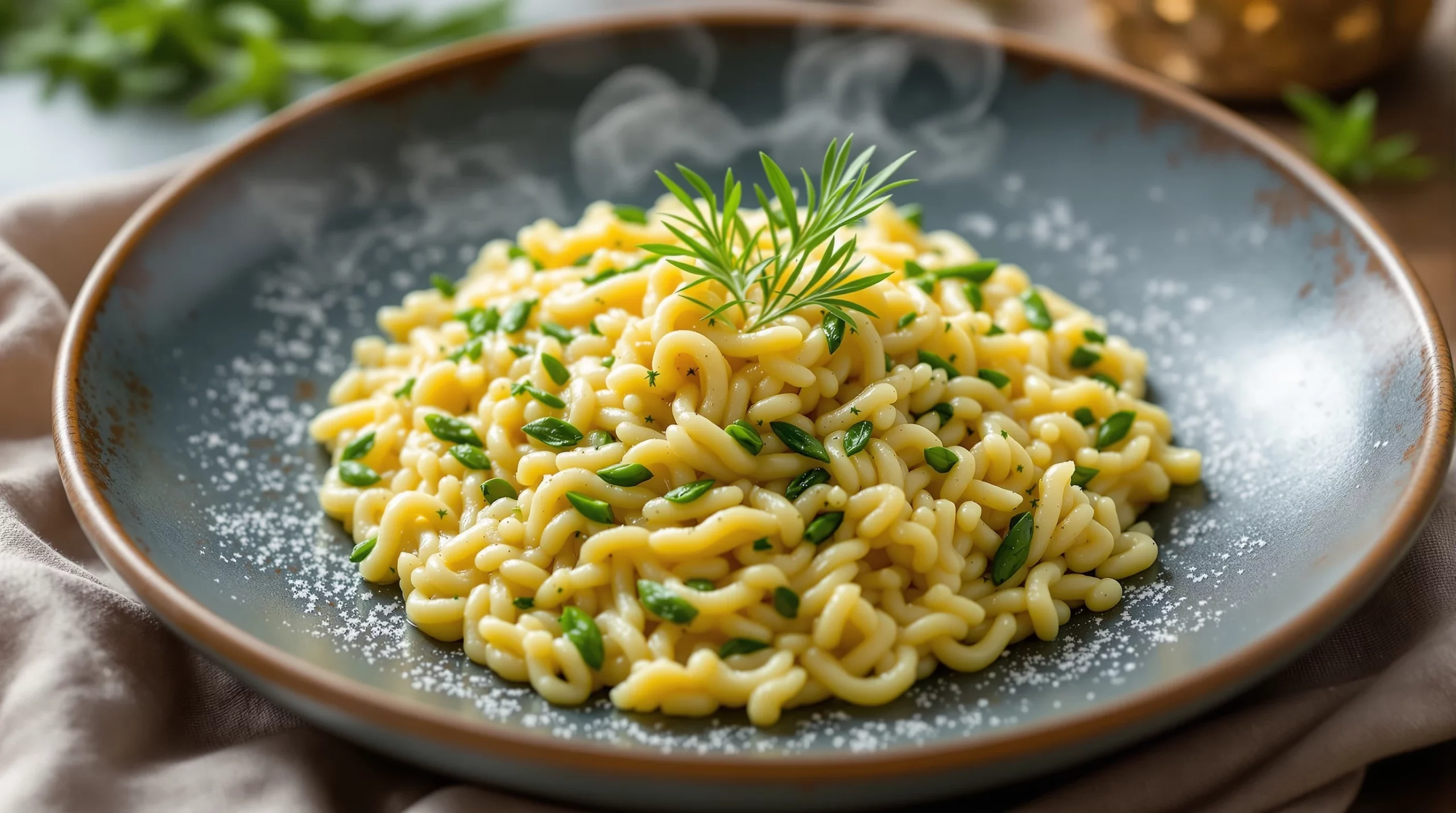 Asperges vertes : mon risotto crémeux et citronné du printemps