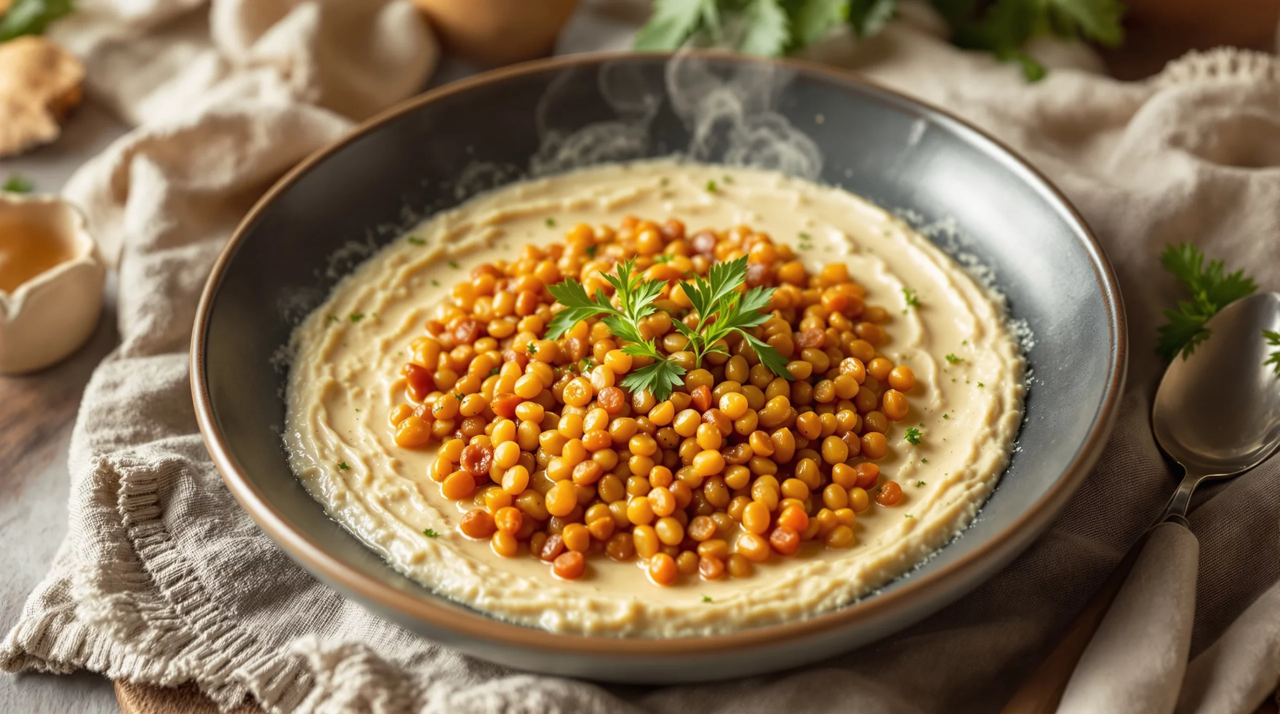 Crème de lentilles corail au cumin : la soupe express du soir