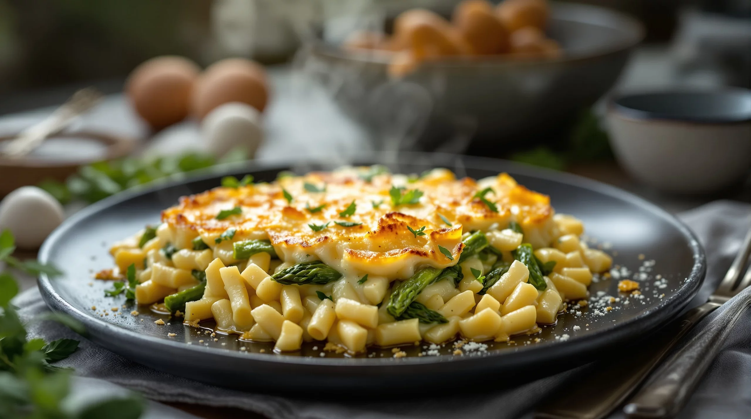 Gratin d'asperges vertes printanier : mon secret pour un plat léger