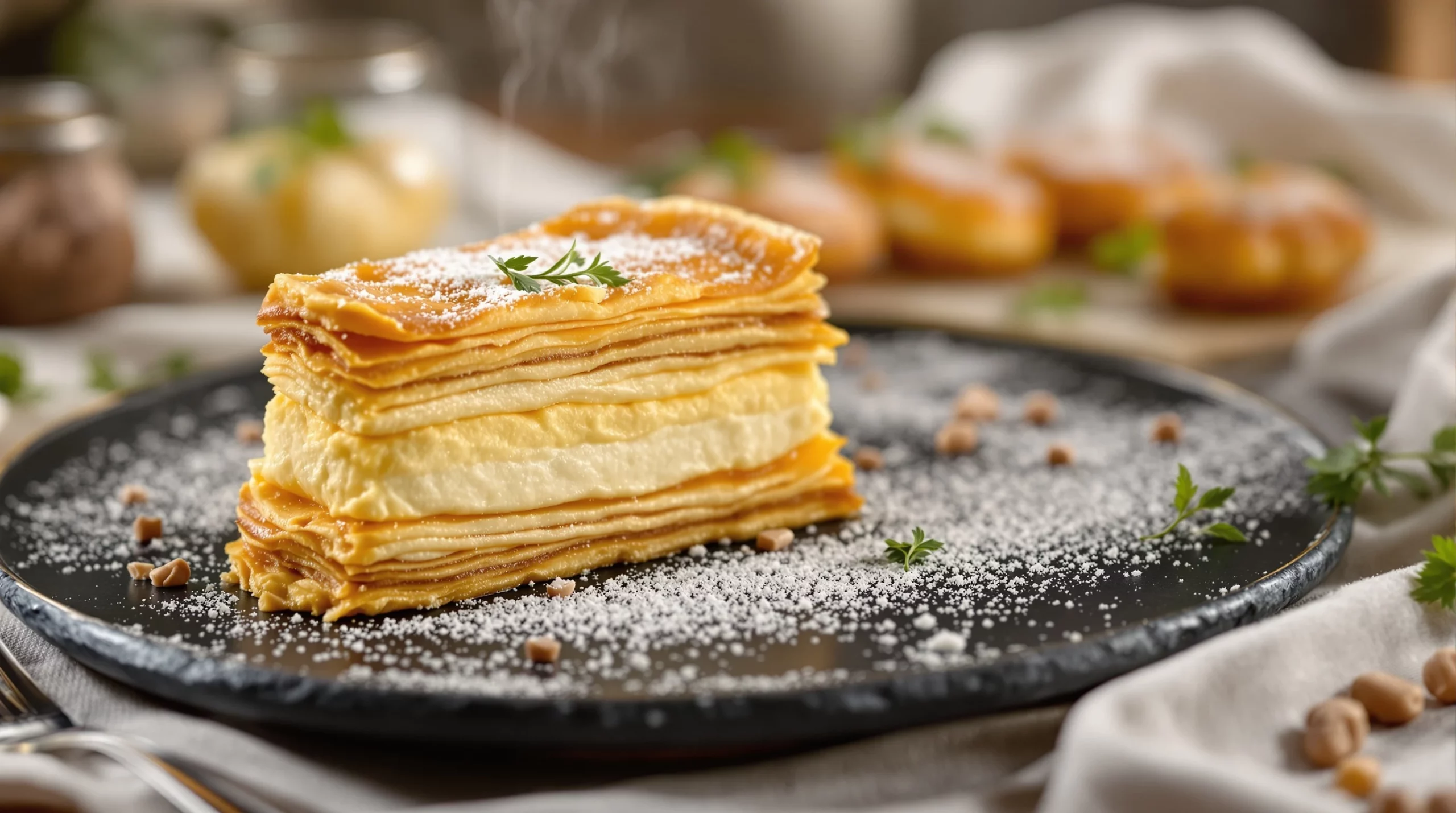 Millefeuille maison : la crème pâtissière et le feuilletage