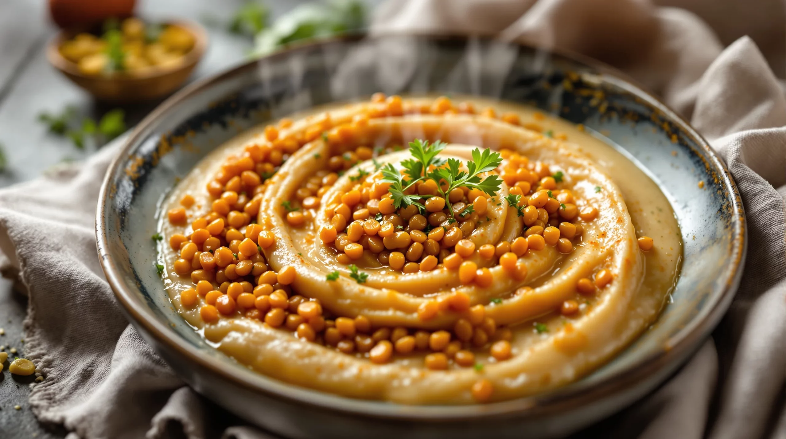 Crème de lentilles corail au cumin : la soupe express du soir