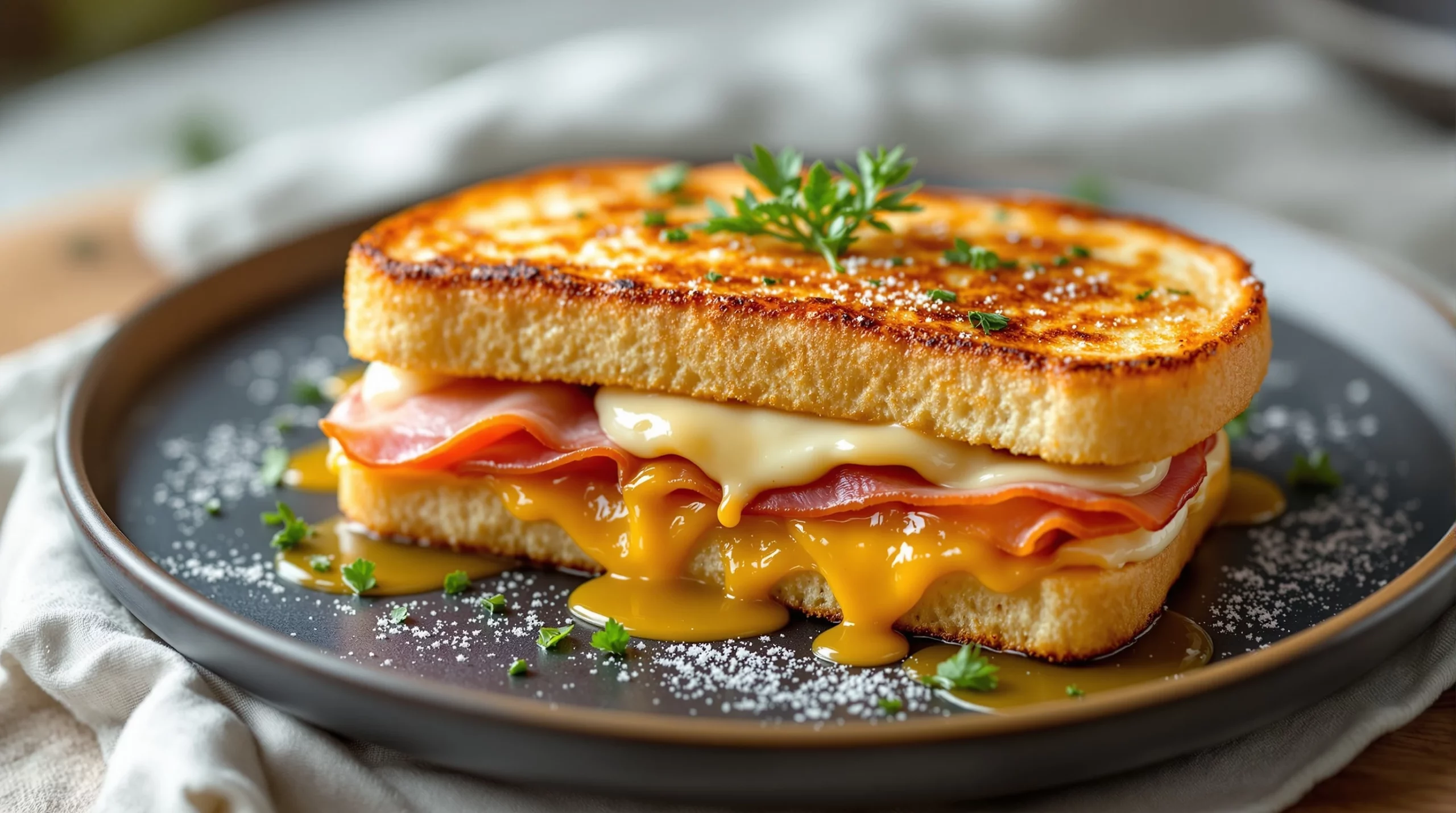 Croque-monsieur du placard : jambon, fromage et petits restes pour un repas prêt en 20 minutes
