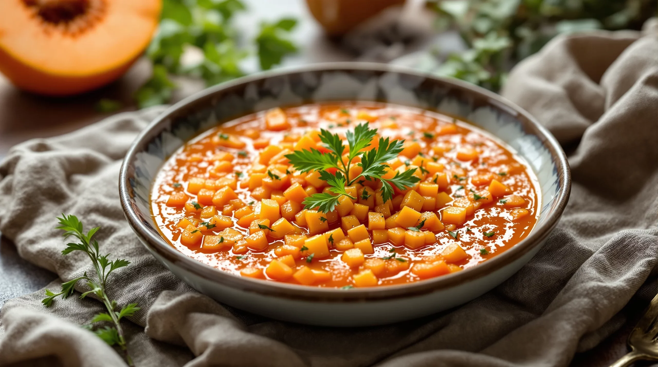 Gaspacho de melon à la menthe : ma version express pour juin