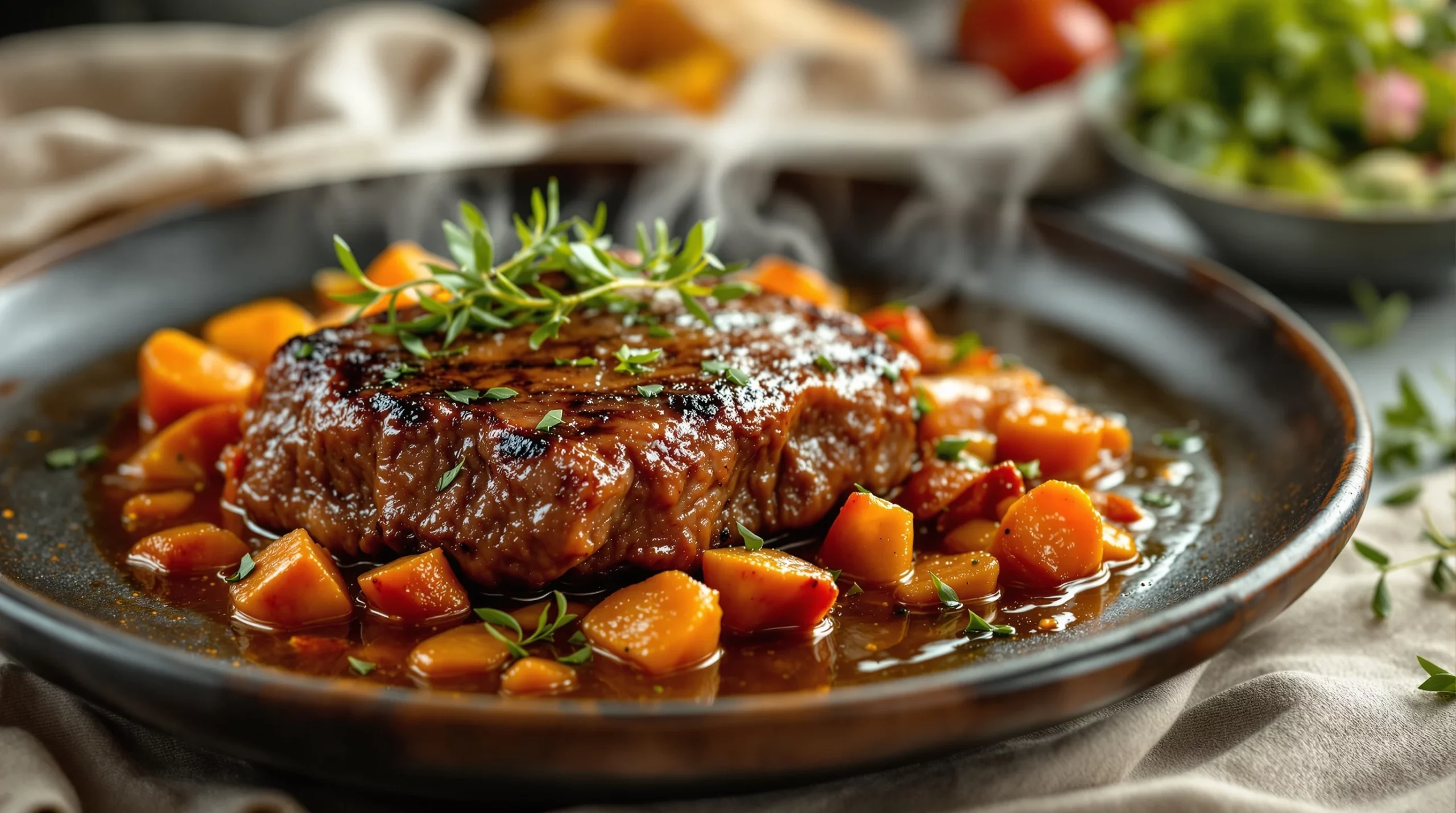 Joues de bœuf au vin rouge : cuisson 3 heures pour qu'elles fondent