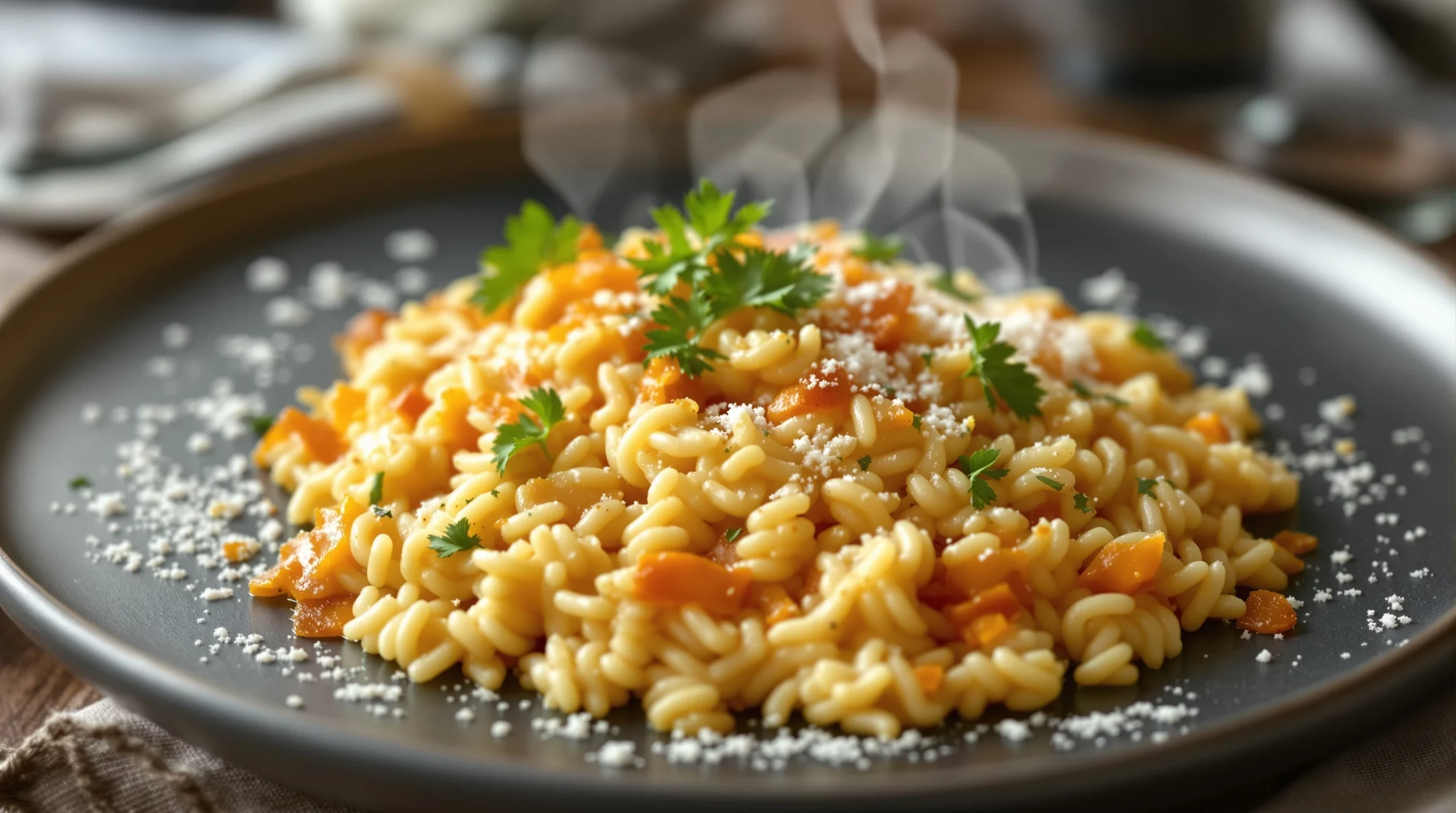 Risotto au parmesan : la technique du touiller sans s'arrêter