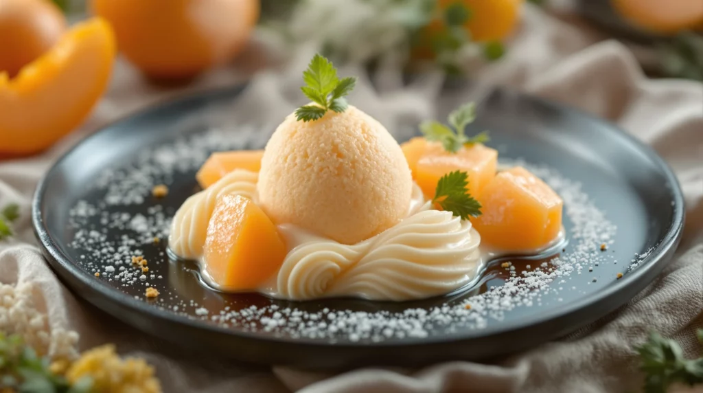 Sorbet au melon : 3 ingrédients pour un dessert léger et rafraîchissant