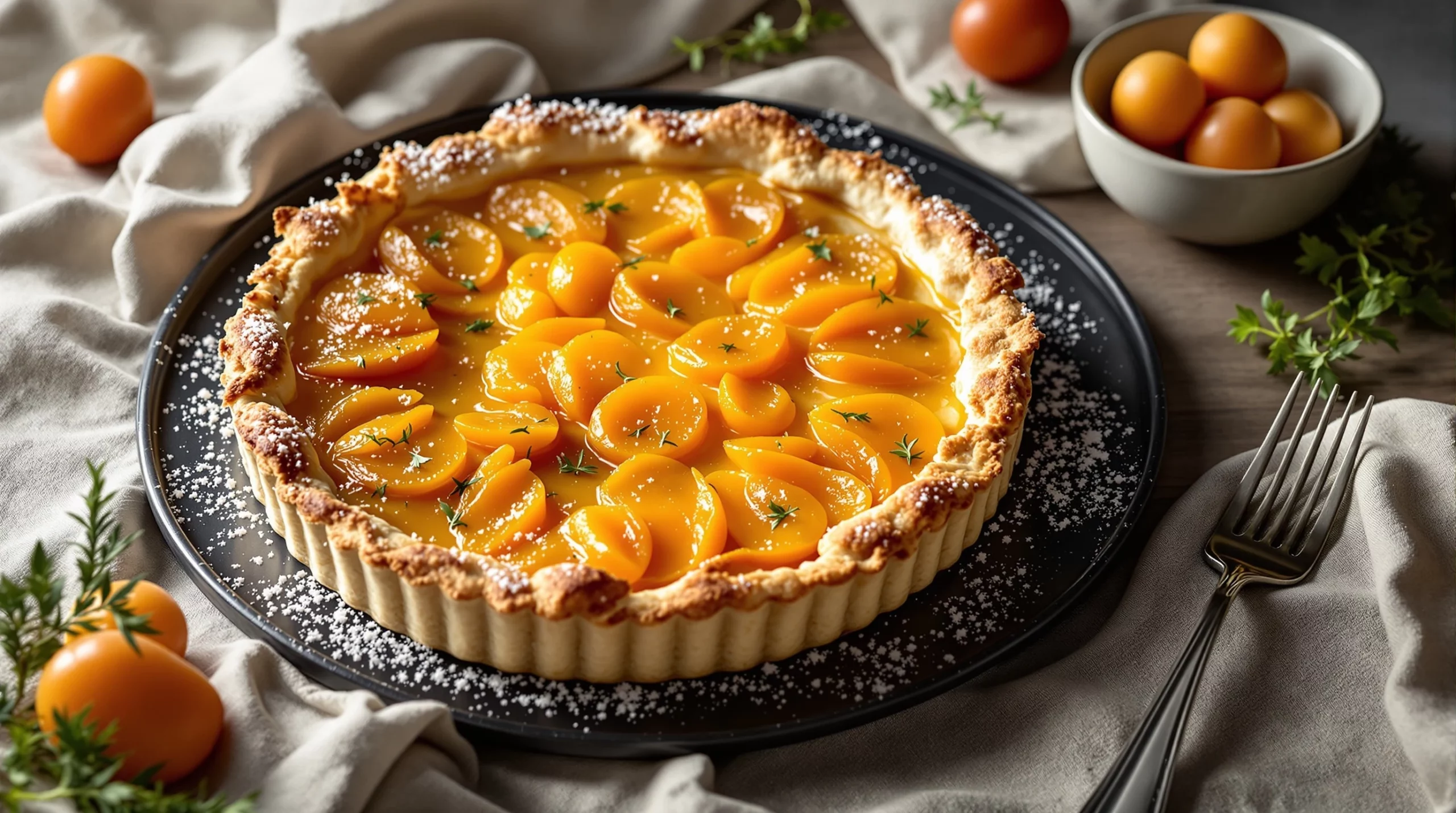 Tarte abricot-romarin : ma version d'été qui change tout