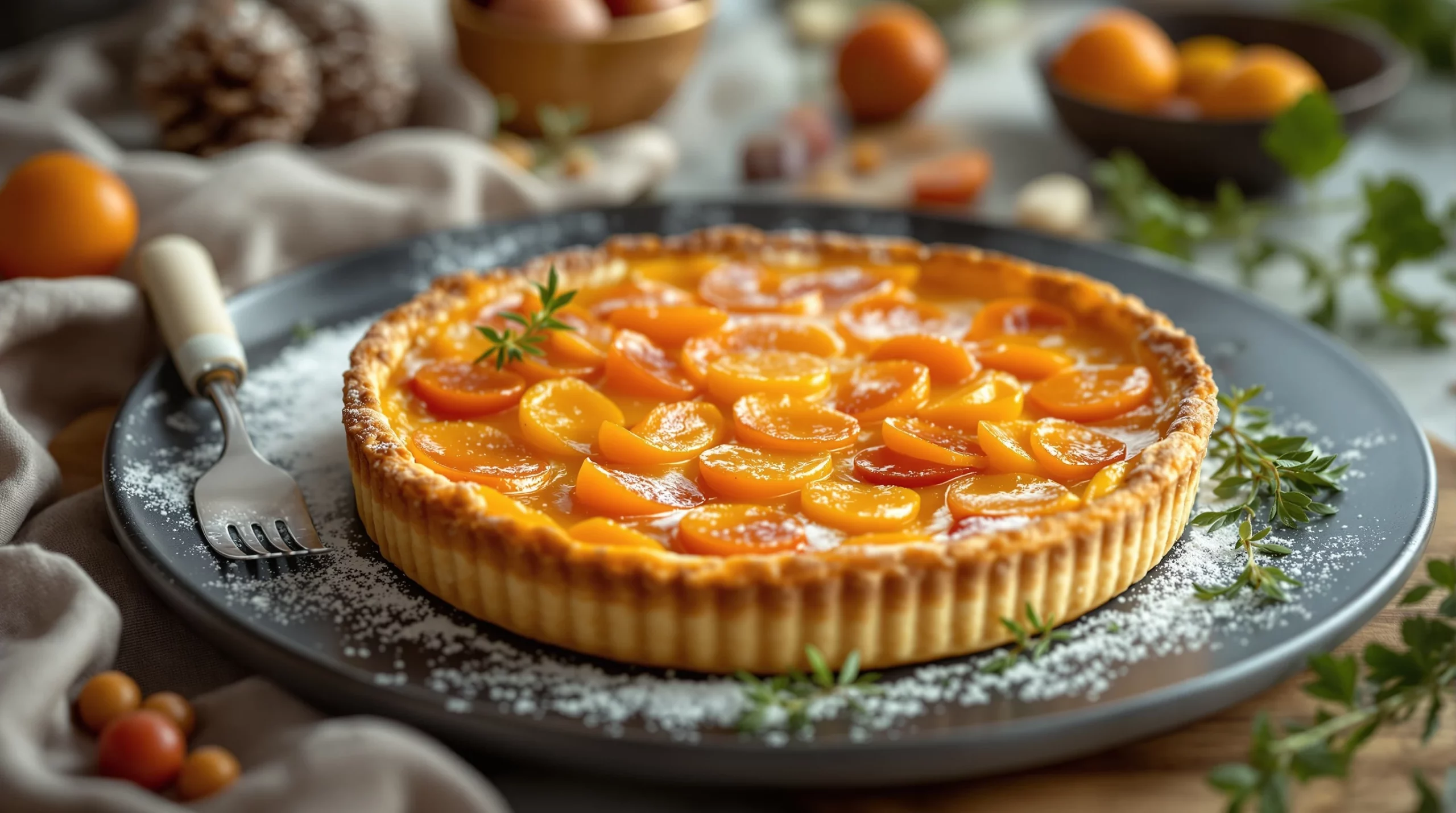 Tarte abricot-romarin : ma version d'été qui surprend à chaque fois