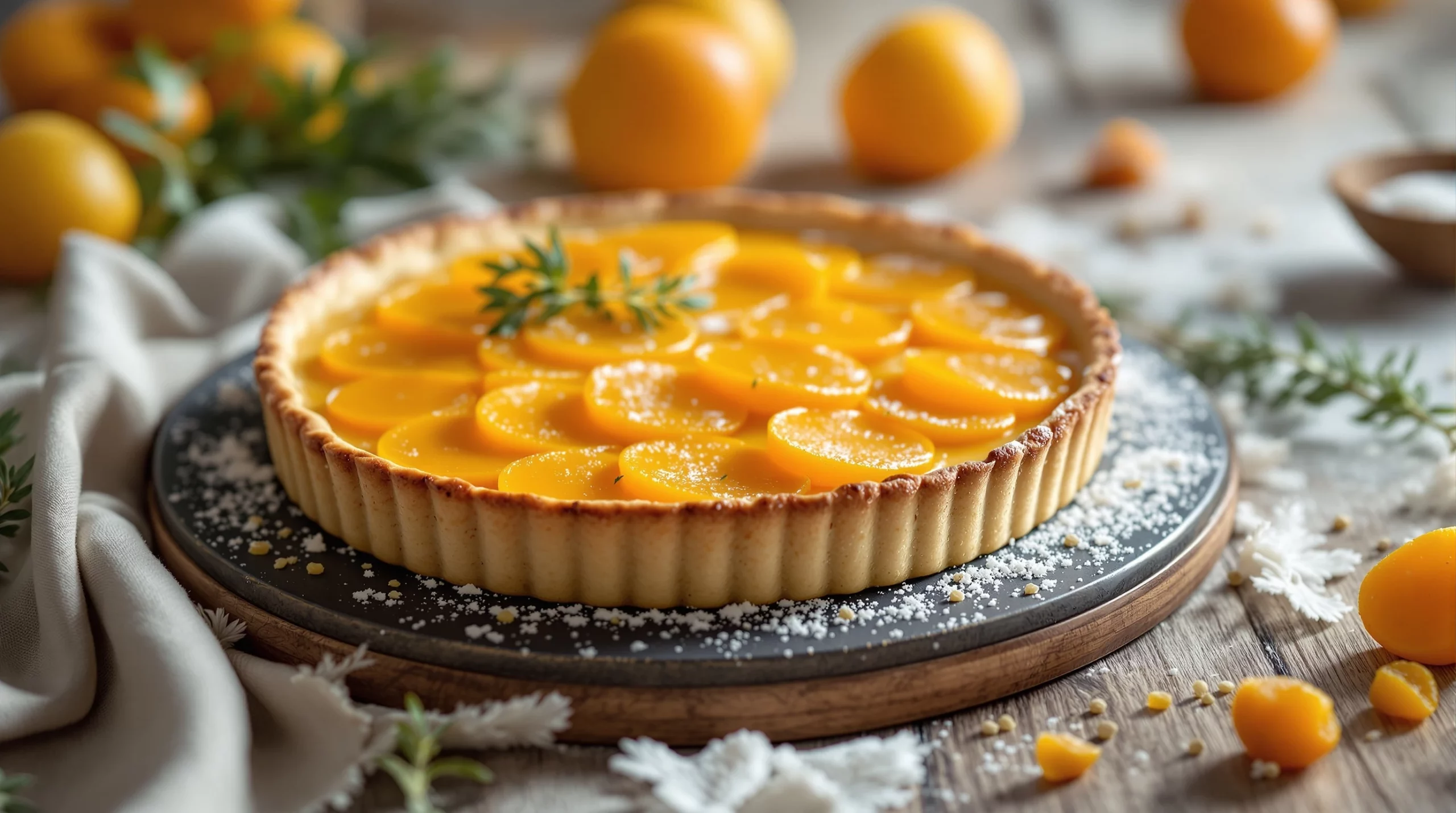 Tarte abricot-lavande : ma version estivale sans pâte à étaler